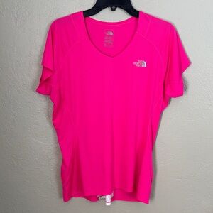 The North Face Flight Series FlashDry Technology Activewear Shirt Hot Pink XL